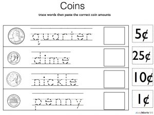 Kindergarten Counting Coins
