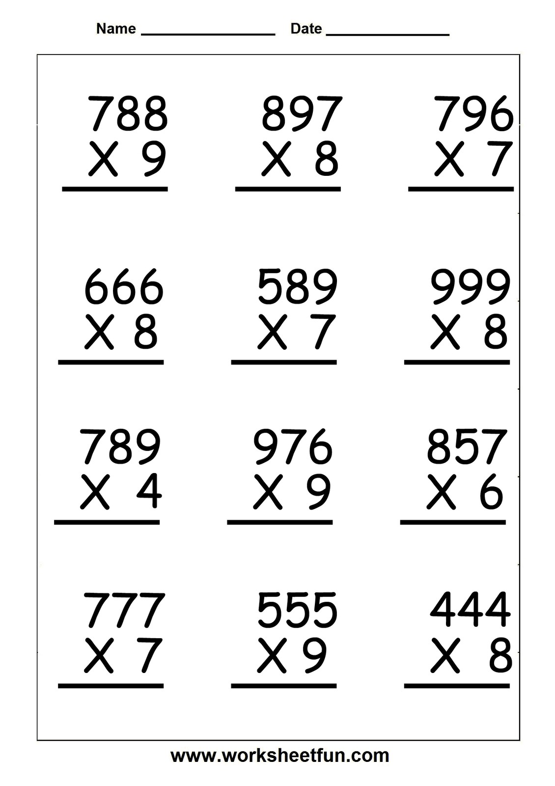 5th grade math practice tests