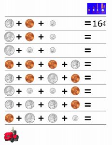 Learning to Count Money Worksheet