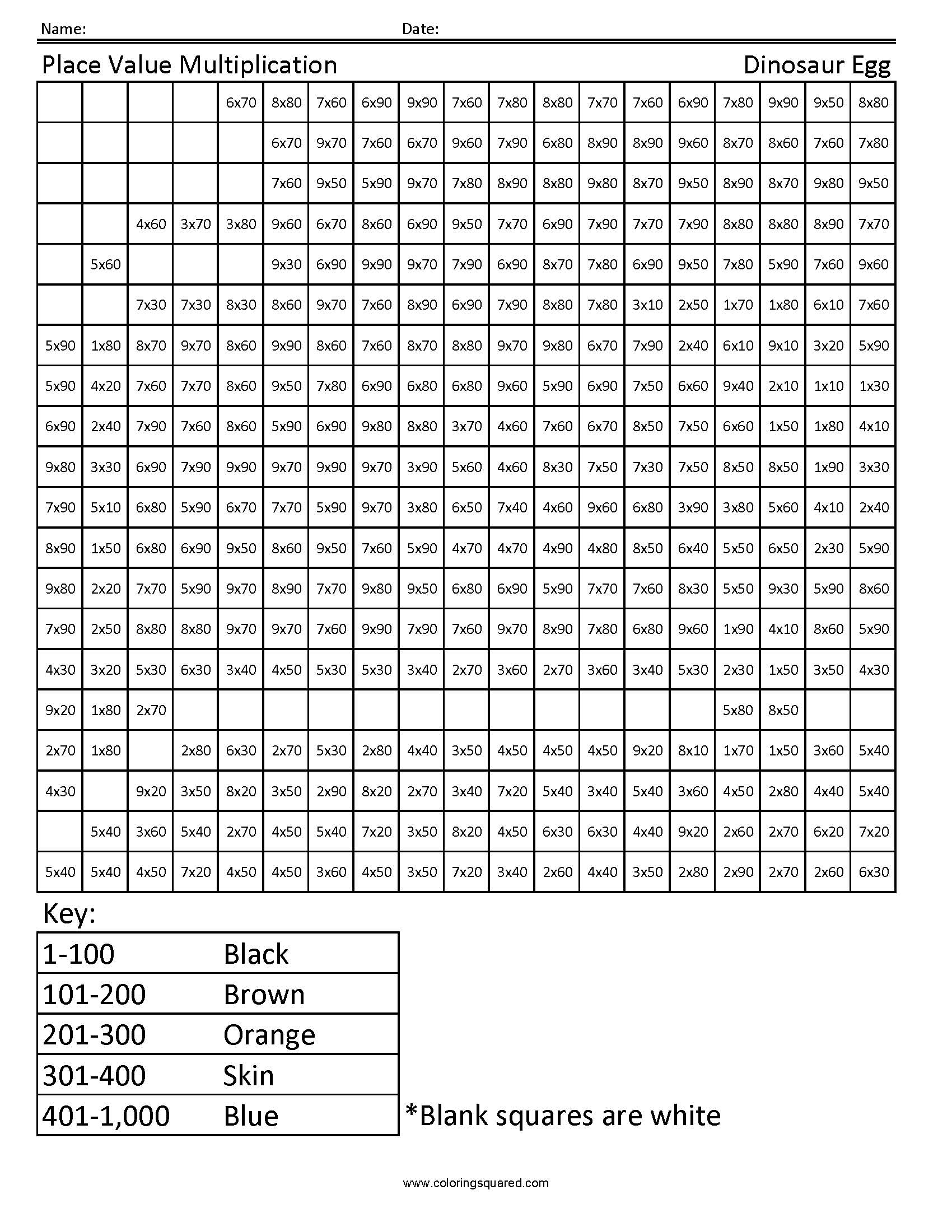 6th Grade Math Facts And Printable Worksheets 2018